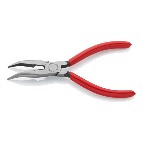 KNIPEX Pinza a becchi mezzotondi con tronchese (pinze radio) 25 21 160 bonderizzata nera, 160mm