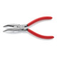 KNIPEX Pinza a becchi mezzotondi con tronchese (pinze radio) 25 21 160 bonderizzata nera, 160mm-4