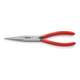 KNIPEX Pinza a becchi mezzotondi (di cicogna) con tronchese 26 11 200, bonderizzata nera 200mm-1