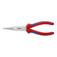 KNIPEX Pinza a becchi mezzotondi (di cicogna) con tronchese 26 12 200, bonderizzata nera 200mm-2