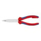 KNIPEX Pinza a becchi mezzotondi (di cicogna) con tronchese 26 25 200 T cromata, 200mm-3