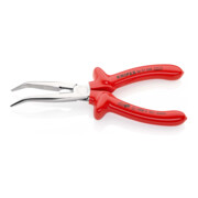 KNIPEX Pinza a becchi mezzotondi (di cicogna) con tronchese 26 27 200 cromata VDE, 200mm-3