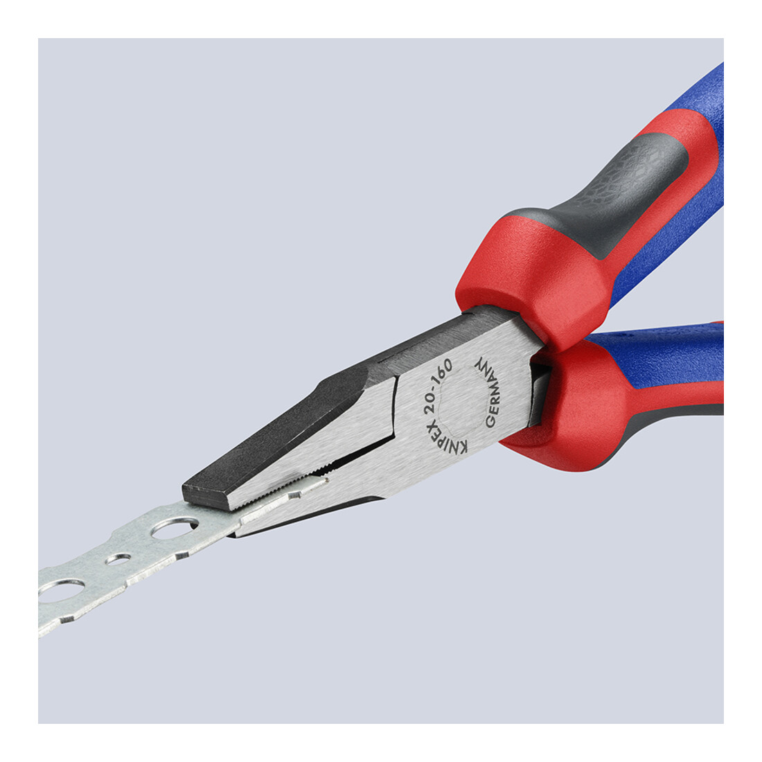 KNIPEX Pinza a becchi piatti 20 02 160 bonderizzata nera, 160mm