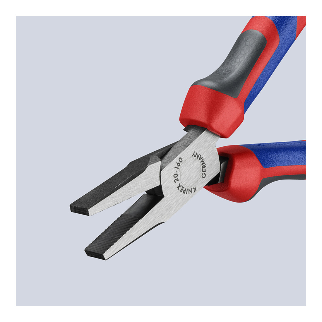KNIPEX Pinza a becchi piatti 20 02 160 bonderizzata nera, 160mm