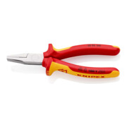 KNIPEX Pinza a becchi tondi VDE con impugnatura multicomponente