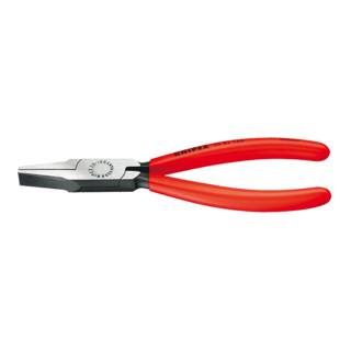 KNIPEX Pinza a becchi piatti, bonderizzata, nera lucida rivestita in plastica