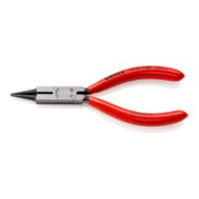 KNIPEX Pinza a becchi tondi 19 01 130 con tagliente (pinze per piegare gioielli) bonderizzata nera, 130mm