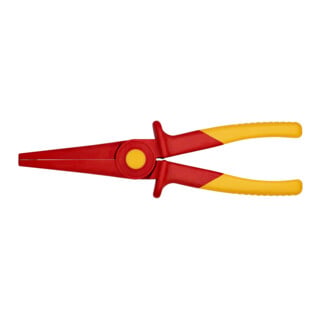 KNIPEX Pinza a becchi tondi piatti 98 62 02 in plastica isolante VDE, 220mm