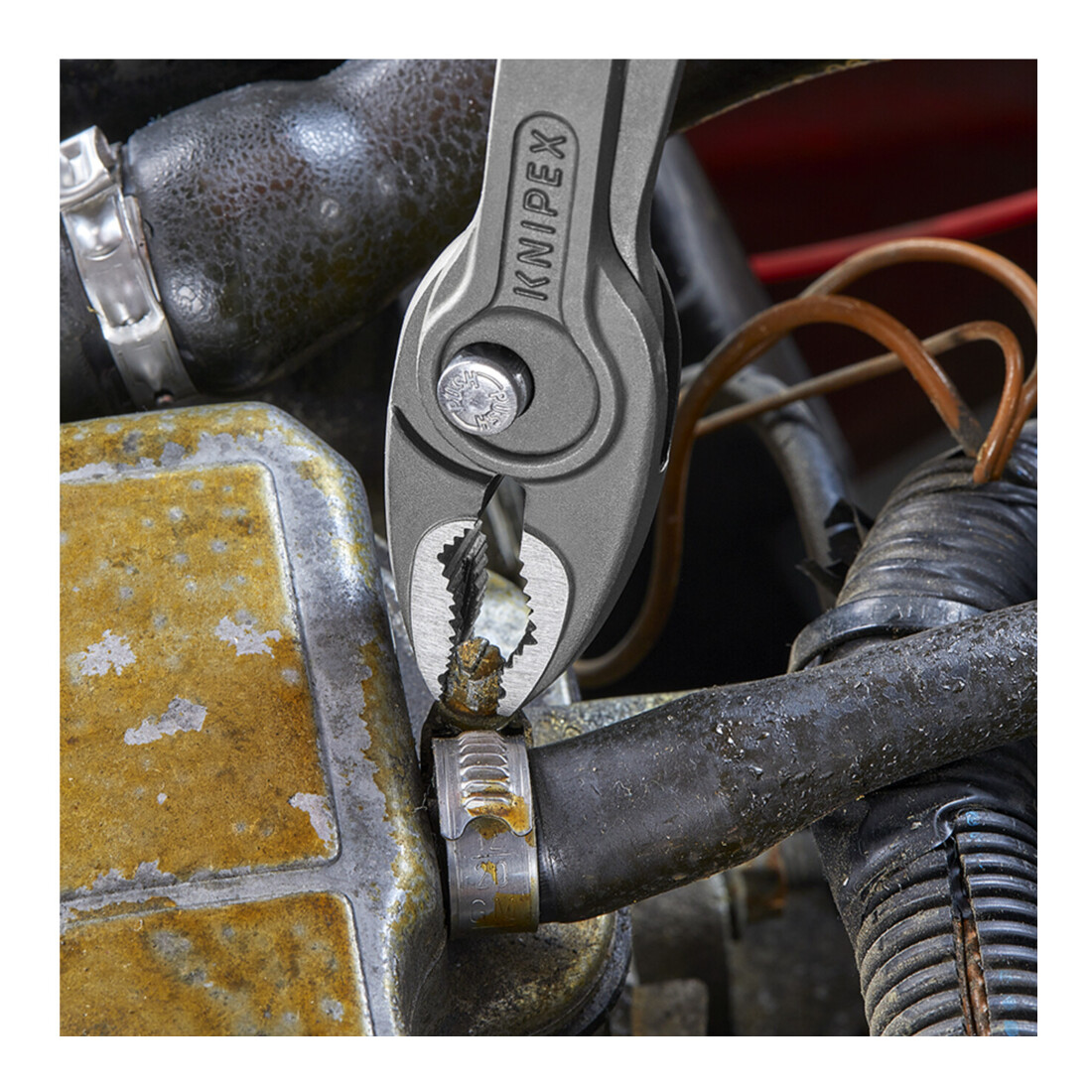 KNIPEX Pinza a serraggio frontale bonderizzata, con manici, L=200mm
