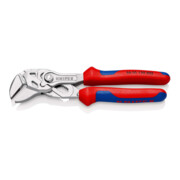 KNIPEX Pinza chiave con ganasce irruvidite e coperture multicomponente, cromata, 150mm-3
