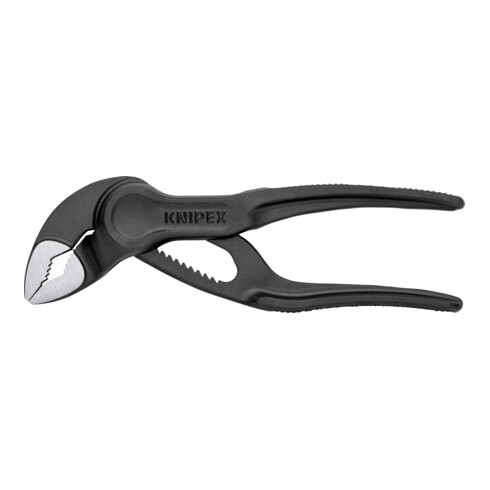KNIPEX Pinza chiave XS Cobra® 87 00 100 goffrata, superficie ruvida, bonderizzata grigia, 100mm
