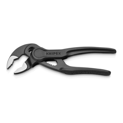 KNIPEX Pinza chiave XS Cobra® 87 00 100 goffrata, superficie ruvida, bonderizzata grigia, 100mm