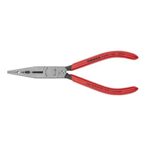 KNIPEX Pinza combinata per elettricisti e cablatori 13 01 160 bonderizzata nera, 160mm