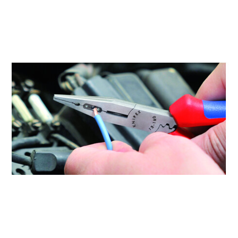 KNIPEX Pinza combinata per elettricisti e cablatori 13 01 160 bonderizzata nera, 160mm