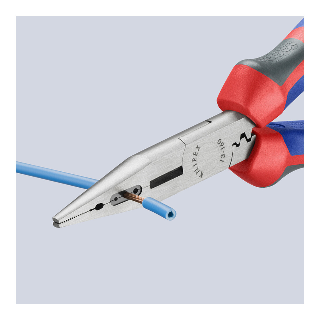 KNIPEX Pinza combinata per elettricisti e cablatori 13 02 160 bonderizzata nera, 160mm