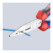 KNIPEX Pinza combinata per elettricisti e cablatori 13 05 160 cromata, 160mm-5