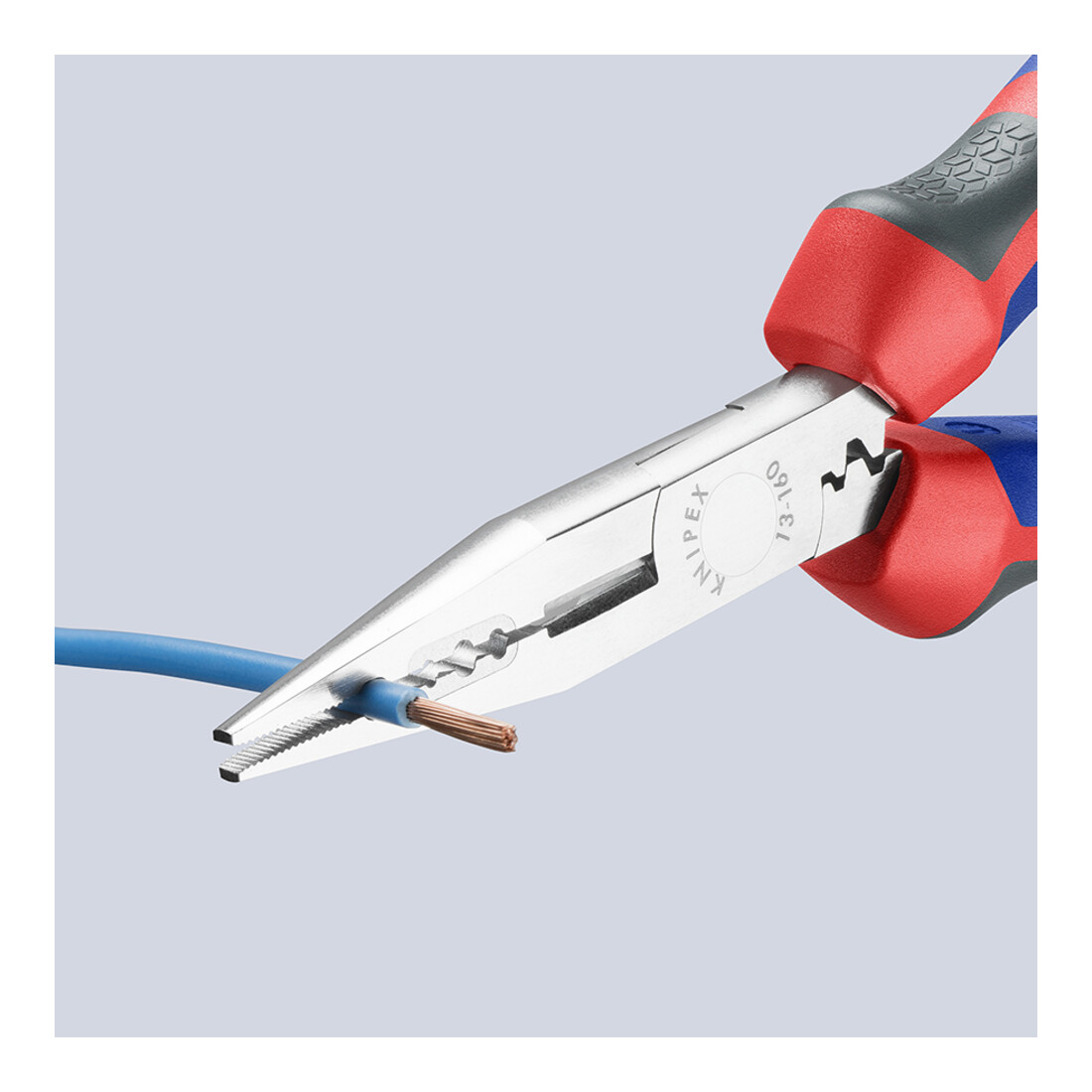 KNIPEX Pinza combinata per elettricisti e cablatori 13 05 160 cromata, 160mm