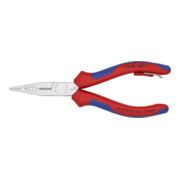 KNIPEX Pinza combinata per elettricisti e cablatori 13 05 160 T con occhiello di fissaggio, cromata, 160mm