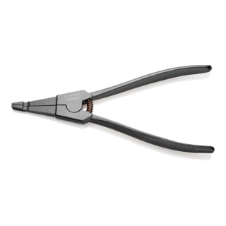 KNIPEX Pinza di montaggio per anelli elastici su alberi 45 10 170 brunita, 170mm
