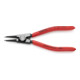 KNIPEX Pinza di precisione per anelli di sicurezza esterni su alberi 46 11 A0 bonderizzata nera, 140mm-3