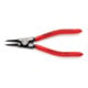 KNIPEX Pinza di precisione per anelli di sicurezza esterni su alberi 46 11 A0 bonderizzata nera, 140mm-3
