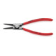 KNIPEX Pinza di precisione per anelli di sicurezza esterni su alberi 46 11 A2 bonderizzata nera, 180mm-4