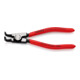 KNIPEX Pinza di precisione per anelli di sicurezza esterni su alberi 46 21 A11 bonderizzata nera, 125mm-3