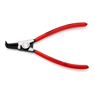 KNIPEX Pinza di precisione per anelli di sicurezza esterni su alberi 46 21 A21 bonderizzata nera, 170mm