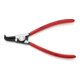 KNIPEX Pinza di precisione per anelli di sicurezza esterni su alberi 46 21 A21 bonderizzata nera, 170mm-1