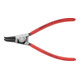 KNIPEX Pinza di precisione per anelli di sicurezza esterni su alberi 46 21 A21 bonderizzata nera, 170mm-2