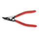 KNIPEX Pinza di precisione per anelli di sicurezza esterni su alberi 46 31 A02 con angolo di 45°, bonderizzata nera, 130mm-1