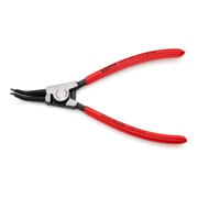 KNIPEX Pinza di precisione per anelli di sicurezza esterni su alberi 46 31 A22 con angolo di 45°, bonderizzata nera, 185mm