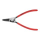 KNIPEX Pinza di precisione per anelli di sicurezza esterni su alberi 46 31 A22 con angolo di 45°, bonderizzata nera, 185mm-2