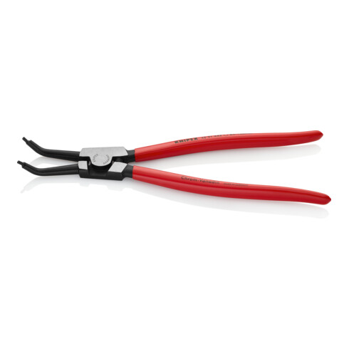 KNIPEX Pinza di precisione per anelli di sicurezza esterni su alberi 46 31 A42 con angolo di 45°, bonderizzata nera, 310mm