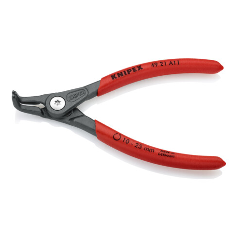 KNIPEX Pinza di precisione per anelli di sicurezza, bonderizzata grigia
