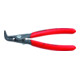 KNIPEX Pinza di precisione per anelli di sicurezza esterni su alberi 49 41 A01 bonderizzata grigia, 130mm-1
