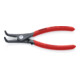 KNIPEX Pinza di precisione per anelli di sicurezza esterni su alberi 49 41 A21 bonderizzata grigia, 165mm-3