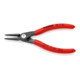 KNIPEX Pinza di precisione per anelli di sicurezza interni a fori 48 11 J0 bonderizzata grigia, 140mm-3