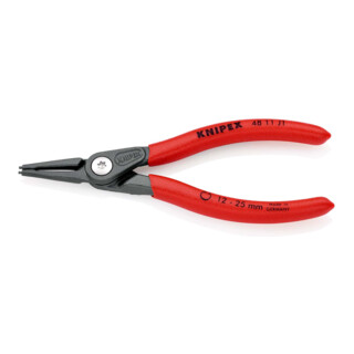 KNIPEX Pinza per anelli di sicurezza dritta J4, bonderizzata grigia