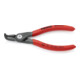 KNIPEX Pinza di precisione per anelli di sicurezza interni a fori 48 21 J11 bonderizzata grigia, 130mm-1