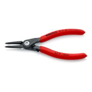 KNIPEX Pinza di precisione per anelli di sicurezza interni a fori 48 31 J0 con protezione da sovraestensione, bonderizzata grigia, 140mm-3