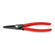 KNIPEX Pinza di precisione per anelli di sicurezza interni a fori 48 31 J3 con protezione da sovraestensione, bonderizzata grigia, 225mm