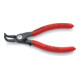 KNIPEX Pinza di precisione per anelli di sicurezza interni a fori 48 41 J01 bonderizzata grigia, 130mm-3