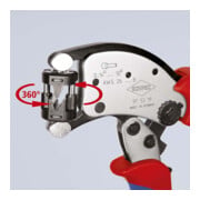 KNIPEX Pinza di serraggio Twistor T per capicorda, per sezione del filo: 10mm2-4