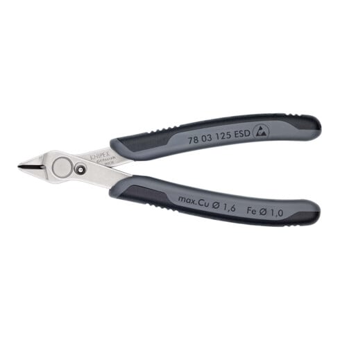 KNIPEX Pinza Electronic Super Knips® 78 03 125 ESD, 125mm