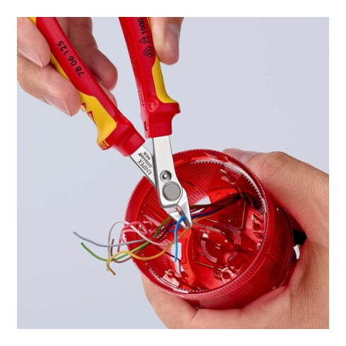 KNIPEX Pinza Electronic Super Knips® 78 06 125 VDE, 125mm