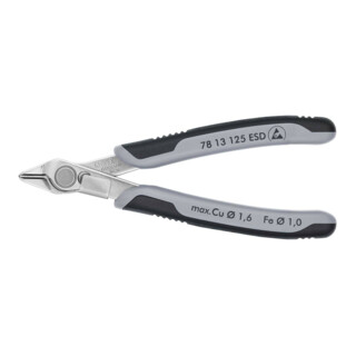 KNIPEX Pinza Electronic Super Knips® 78 13 125 ESD, 125mm