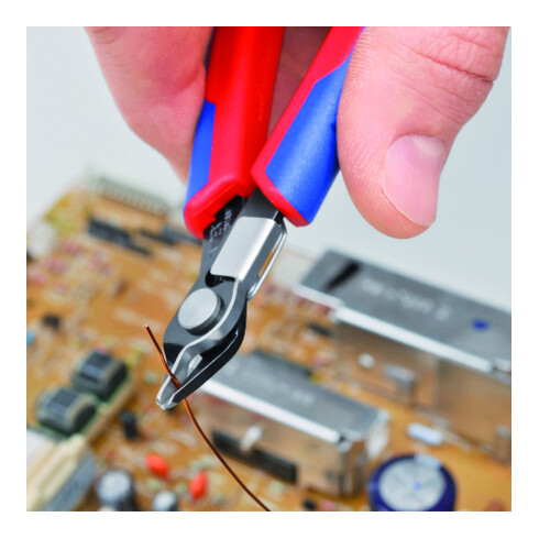 KNIPEX Pinza Electronic Super Knips® 78 71 125, brunita, 125mm