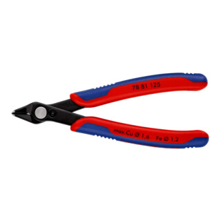 KNIPEX Pinza Electronic Super Knips® 78 81 125 brunita, 125mm