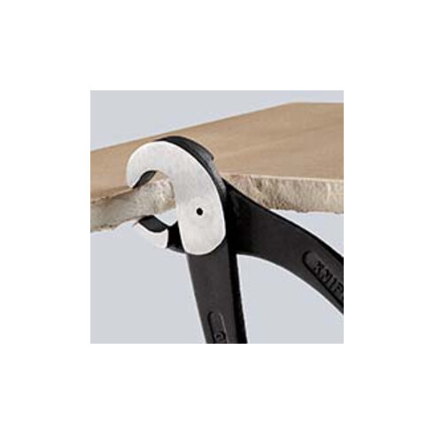 KNIPEX Pinza foratrice per piastrelle (pinza a becco di pappagallo) 91 00 200 bonderizzata nera, 200mm